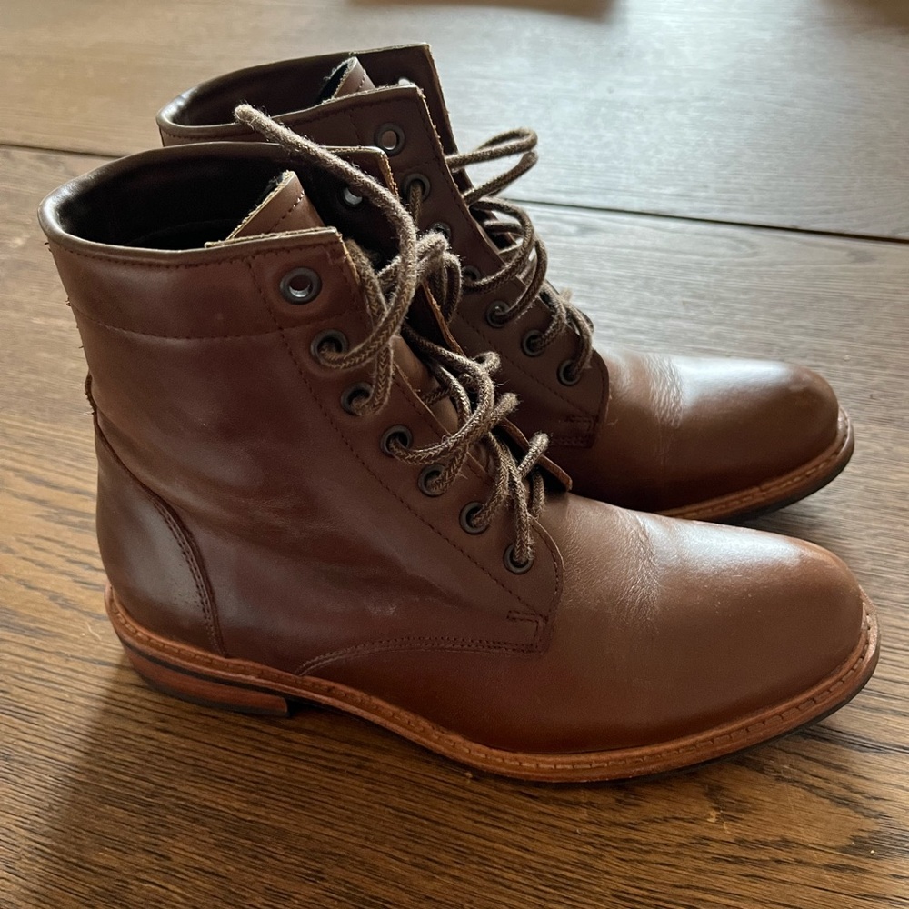 Nisolo All Weather Amalia Boot Brown - size 7.5